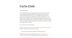 Desktop Screenshot of curtischild.org