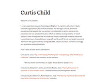 Tablet Screenshot of curtischild.org